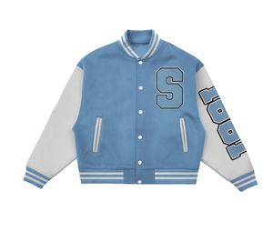 Chaqueta Varsity personalizada de invierno de alta calidad con mangas de cuero de béisbol universitario Letterman de lana chaqueta Varsity para hombres - Product Image 5