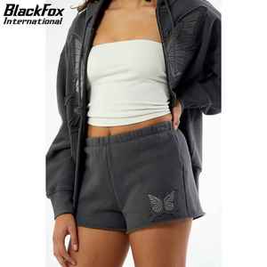 Pantalones Cortos Deportivos de Verano Black Fox International, Corte Regular, Felpa Francesa, Transpirables, Ecológicos, de Secado Rápido - Product Image 1