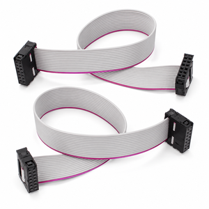 Kabel IDC Pita Datar Kustom 2 3 4 5 6 7 8 9 10 12 13 14 15 16 18 20 24 30 40 Pin dengan Kabel Datar Fleksibel - Product Image 1