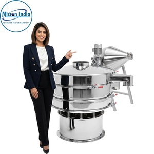 Máquina Tamizadora Vibratoria Automática de Acero Inoxidable con Control PLC |   Barril Digital para Polvo de Alta Eficiencia, Multicapa, Bajo Ruido - Product Image 4