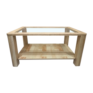 Table basse ovale double couche contemporaine en verre, idéale pour salon, extérieur, appartement, mobilier de maison - Product Image 4