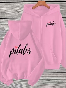 Sweat-shirts à capuche graphiques pour femmes, style streetwear, impression personnalisée, coupe oversize - Product Image 2