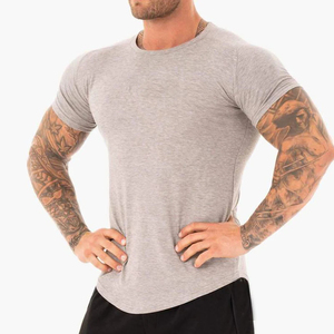 Camiseta Deportiva para Hombre, 100% Algodón, Sólida |   Camiseta Deportiva Ligera, Transpirable y de Secado Rápido para Entrenamiento Físico - Product Image 1