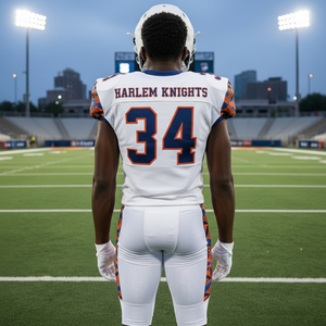 ชุดยูนิฟอร์มอเมริกันฟุตบอลแขนสั้นแบบระบายอากาศได้ดี ไซส์พลัส ขายส่งยอดนิยมจากโรงงาน ผลิตตามแบบที่ลูกค้าต้องการ เหมาะสำหรับการฝึกซ้อมสำหรับเยาวชน ทรงปกติ - Product Image 2