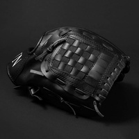 Guantes de béisbol para mano izquierda, manoplas de béisbol duraderas de cuero para adultos y jóvenes