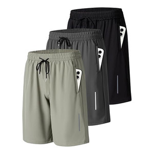 กางเกงออกกำลังกายสำหรับผู้ชาย น้ำหนักเบา แห้งเร็ว เหมาะสำหรับวิ่งและเล่นบาสเก็ตบอล มีกระเป๋าซิป ระบายอากาศได้ดี สวมใส่สบาย - Product Image 1