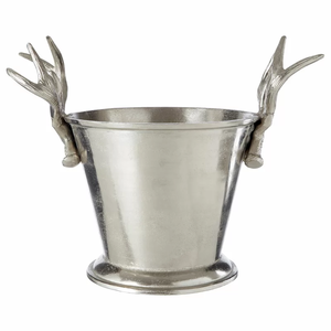 Fancy Look Silver Stainless Steel Ice Bucket Round Cooler With Tongs Rust Resistant Modern Design For Party Beverage Tubs - Product Image 4