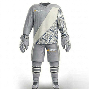 Uniformes de Hockey sobre Hielo Personalizados al por Mayor para Adultos, Alta Calidad, 100% Poliéster, Impresos, Antibacterianos, para Todas las Temporadas - Product Image 2