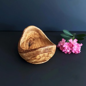 Tazón de madera natural hecho a mano para ensalada, pasta, frutas, accesorios ecológicos para la cocina y el comedor - Product Image 3