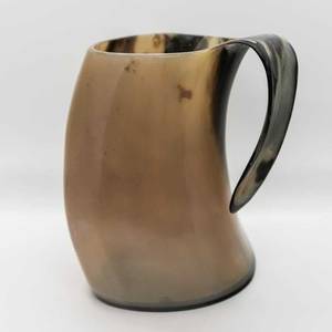 Mug à bière en corne de buffle, fait main, pour la maison et l'hôtel, accepte les logos personnalisés - Product Image 3