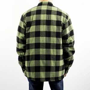 Chemise en flanelle à manches longues personnalisée pour homme, 100% coton, respirante, haute qualité, prix abordable, nouvelle collection 2026 - Product Image 5
