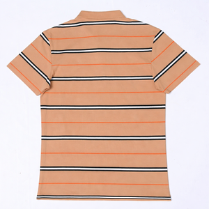 Camisas Polo a Rayas para Hombre, Mezcla de Algodón, Manga Corta, Estilo Casual de Verano, Corte Clásico, Estilo Urbano, Estilo Golf, Venta al Por Mayor - Product Image 3