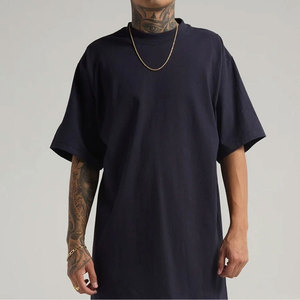 T-shirt épais Shaka Wear, style streetwear vierge, vente en gros avec logo imprimé, coupe ample pour homme - Product Image 4