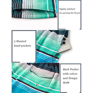 Shorts de Baño de Alta Calidad, Transpirables, Ecológicos e Impermeables, Talla Grande, Ropa Deportiva, Traje de Baño, Cintura Elástica, Casual - Product Image 5