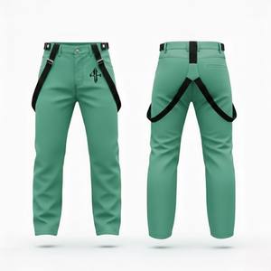 Pantalon de ski 100% polyester, tissu uni teint, imperméable 10 000 mm, isolation en polaire, fermeture personnalisée, haute qualité, homme RIVIAN - Product Image 4
