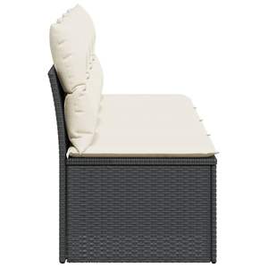 Canapé de jardin noir et blanc crème - Product Image 5