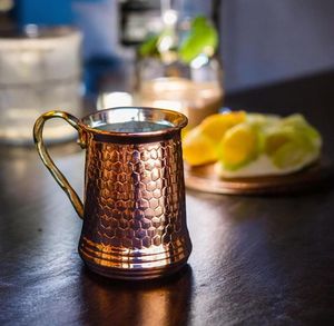 Taza de Cobre con Asa, Diseño Vintage, Resistente al Calor, para Beber Cerveza, para Fiestas - Product Image 5