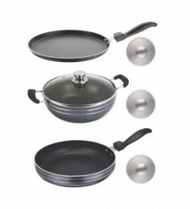 Premium 3 Pc <b>Cookware</b> Gift <b>Set</b> for Home Cooking <b>Cookware</b> <b>Set</b> with Nonstick Coating for Easy Cooking - Product Image 3