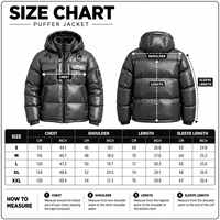 Veste matelassée pour homme à rayures contrastées en chevron noir, panneau blanc, col haut, résistante à l'eau, manches en polyester fin