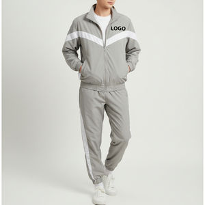 Conjuntos Deportivos Personalizados para Hombre con Logotipo OEM, Chaqueta Cortavientos de Dos Tonos, Conjunto de 2 Piezas para Gimnasio, Pantalones Deportivos Unisex con Cierre, Ropa Deportiva Urbana Estampada de Peso Medio - Product Image 6