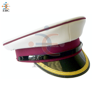 Casquette Field Rank Peak Gold Mylar avec visière argentée unie, pour adulte, usage quotidien, avec patch et badge, pour les activités extérieures - Product Image 3