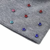 Bonnet moderne en tricot extensible doux pour l'hiver, style décontracté, confortable et léger, 100 % acrylique