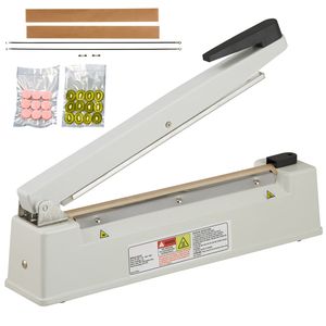 Sigillatrice Manuale a Caldo da 12 Pollici con Modalità di Riscaldamento Regolabile, Sigillatrice a Impulsi per Sacchetti in Alluminio Termoretraibile, Sigillatrice per Alimenti, Bevande e Fogli di PP - Product Image 1