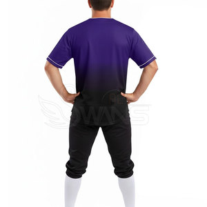 Uniforme de Béisbol Personalizado de Poliéster Transpirable para Hombre - Ropa Deportiva Profesional para Equipos - Product Image 4