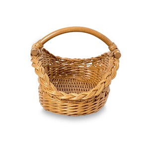 Rattan <b>baskets</b> for gifts <b>cheap</b> cost best quality woven <b>basket</b> with handle flower fruit container - Product Image 3