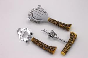 Yellow Resin Handle <b>Bar</b> <b>Tool</b> Set Stainless Steel Perfect For Daily <b>Bar</b> Use Home <b>Bars</b> And Regular Entertaining From India - Product Image 2