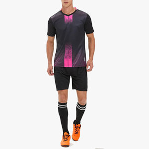 Uniforme de Fútbol Personalizado para Hombre, Verano, Poliéster de Alta Calidad, Secado Rápido, Manga Corta, con Logotipo y Nombre del Equipo en Color Personalizado - Product Image 4