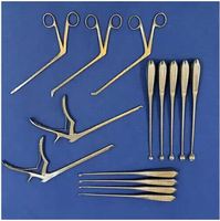 Kit d'instruments vétérinaires pour laminectomie, chirurgie orthopédique de la colonne vertébrale, manuel, réutilisable, en acier inoxydable allemand pour chiens et chevaux, certifié CE