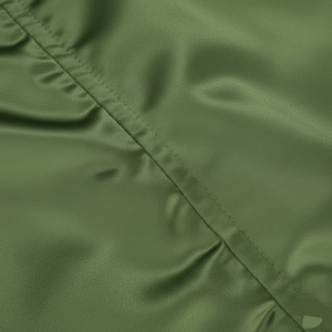 Blouson Bomber en Satin Vert Olive de Qualité Supérieure à Col Montant, Léger, Écologique et Coupe-Vent, Personnalisable - Product Image 6