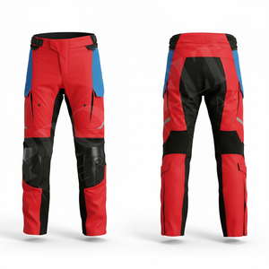 Pantalon de moto pour homme, dernier style, imperméable, respirant, avec protections et genouillères, pour la course en extérieur - Product Image 6