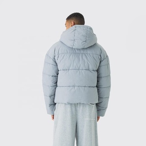 Veste d'hiver matelassée pour homme, nouveau style, coupe-vent, avec logo personnalisé (OEM/ODM), haute qualité, faible MOQ, prix usine - Product Image 2
