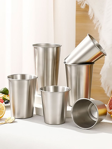 Vaso de Chupito de Acero Inoxidable, Copa de Vino de Acero Inoxidable, Vasos para Beber Agua de Acero Inoxidable, Vaso de Vino de Acero Inoxidable al por Mayor - Product Image 6