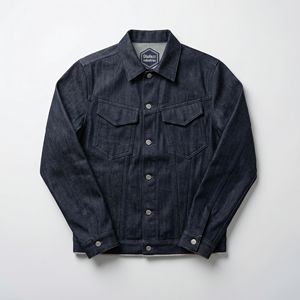 แจ็คเก็ตเดนิมระดับไฮเอนด์ ยูนิเซ็กส์ คลาสสิค สไตล์ทรัคเกอร์ ผ้าฝ้ายฟอกสี กระดุมโลหะแบบสั่งทำ แฟชั่นสตรีท รับผลิตตามแบบ OEM จากโรงงานโดยตรง - Product Image 1