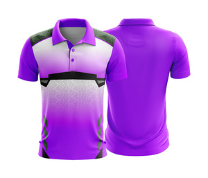 Breathable Polyester Sublimation Polo Jersey Manufacturer Durable Stitching for Men Women Youth Quick-Dry Dry-Fit Active Polo - Product Image 5