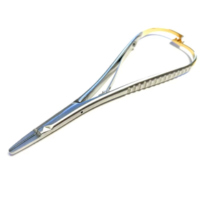 Porte-aiguille Mathieu Ryder Premium en T/C avec mors en carbure de tungstène, instruments chirurgicaux vasculaires en acier inoxydable, kit d'instruments - Product Image 3