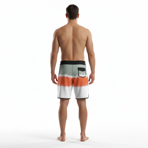 Pantalones Cortos de Lona Personalizados para Hombre, Cintura Elástica, Sólidos, Casuales, de Secado Rápido, Elásticos, para Playa, Gimnasio, Entrenamiento Híbrido - Product Image 5