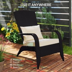 Sedie da Esterno in Rattan per Braciere - Product Image 2