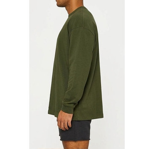 T-shirt pour homme, col en V, avec pull-over, t-shirt basique pour homme, pour porter en extérieur, logo personnalisé, vêtements, 100% coton - Product Image 6