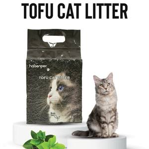 Litière pour chat au tofu Modèle EP1, biodégradable, sans poussière, anti-odeur, beige, cylindrique, 2,5 kg, écologique, à base de plantes, OEM/ODM - Product Image 1