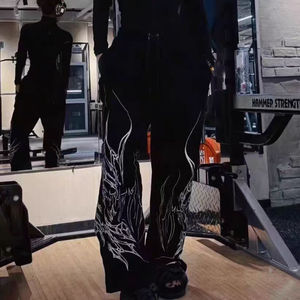 Pantalones Deportivos de Cintura Alta para Hombre, Estilo Urbano Holgado, Desgastados, Gruesos, de Algodón para Invierno - Product Image 3