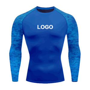 T-shirt Rash Guard pour Homme à Séchage Rapide et Extensible, Haut de Sport pour Surf et Gym, Vêtements de Sport en Gros pour Homme, T-shirt Rash Guard pour Entraînement de Natation - Product Image 5