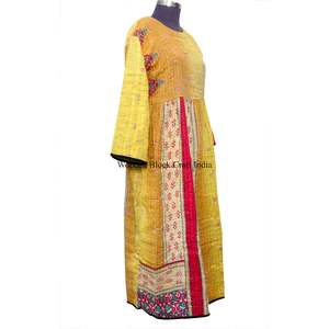 Vestido de algodón estampado multicolor a la moda, ropa de fiesta, precio al por mayor, fabricación para tiendas de ropa femenina. - Product Image 4