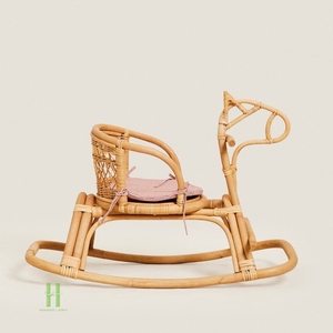 Silla Mecedora de Ratán Hecha a Mano para Niños, Juguete Mecedor de Mimbre Natural para Bebés, Muebles Ecológicos para Guardería, Proveedor de Vietnam - Product Image 5