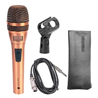 Microphone dynamique XLR 5Core pour karaoké, chant, studio, microphones portatifs
