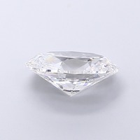 Diamant de laboratoire ovale de 4,03 carats, pureté D VVS2, aspect impeccable, polissage excellent, certifié, écologique, carbone pur synthétique