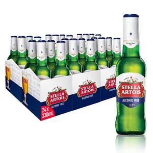 Vente en gros de bière Stellaa Artois Premium Lager, 24 bouteilles, style belge, import premium, 24x330ml, lot de bouteilles, meilleure offre, export - Product Image 1